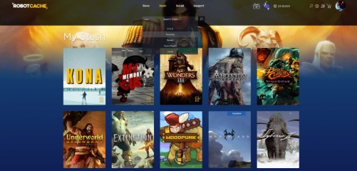 Robot Cache (Buy PC games) : New marketplace launched by AMD