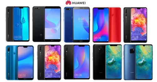 Huawei smartphones