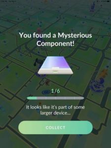 Pokémon Go Mysterious Components