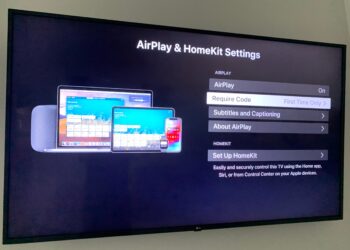 AirPlay settings