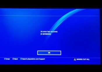 PS4 Error Code e-8210604a