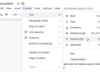 Menu to add exponents