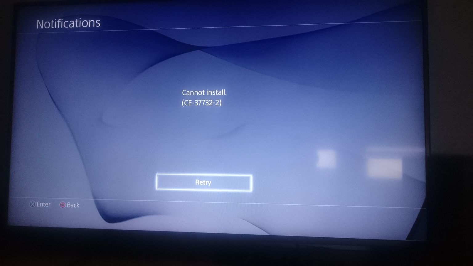 Ce 35327 0 ps4 ошибка