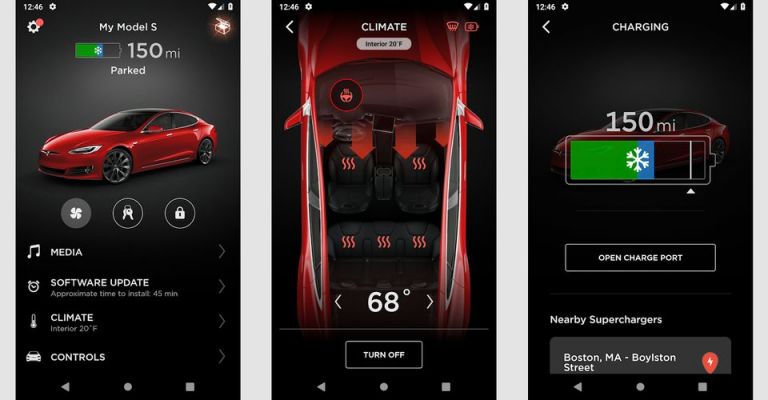 Tesla app