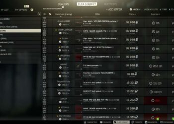 Flea Market of Escape From Tarkov