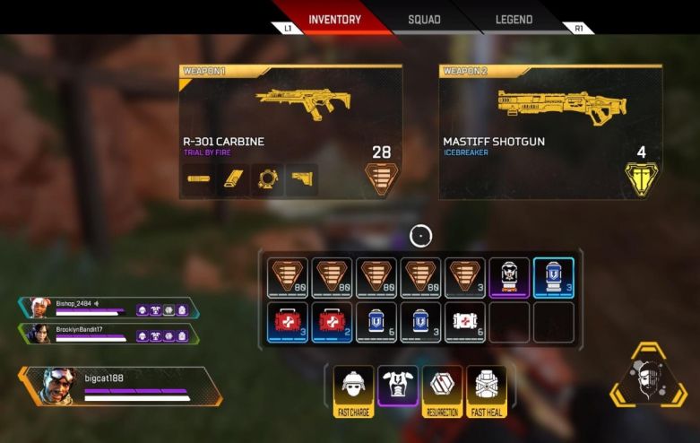 Apex Legends Switch Weapons