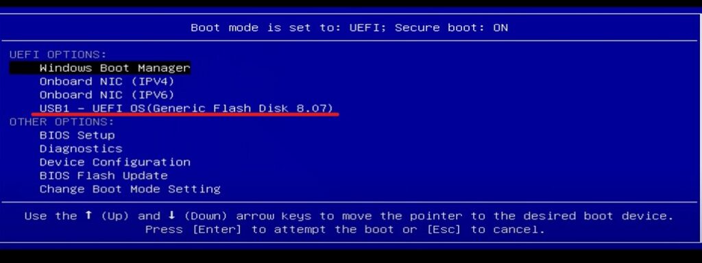 Windows 11 Clean Install - BIOS Window USB Boot