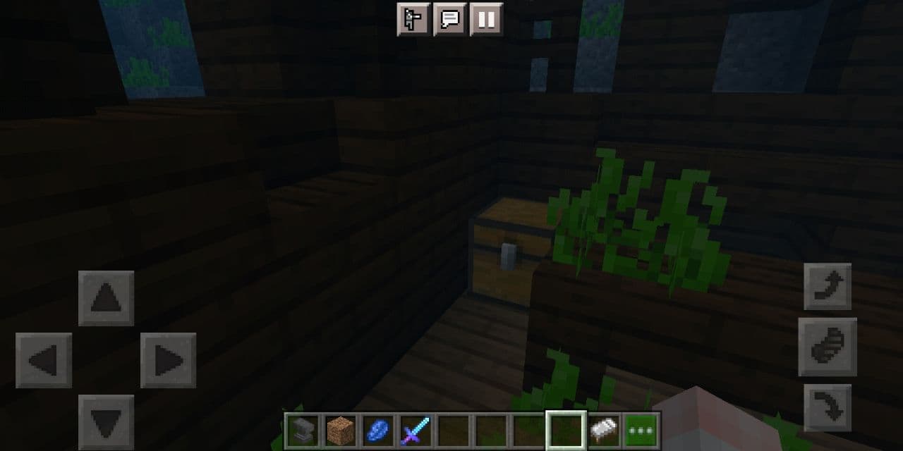 Buried treasure in Minecraft 