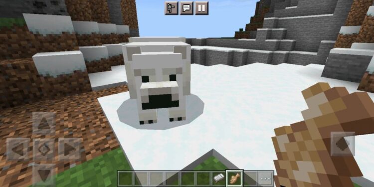 Polar bears in Minecraft