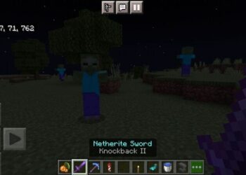 knockback in Minecraft