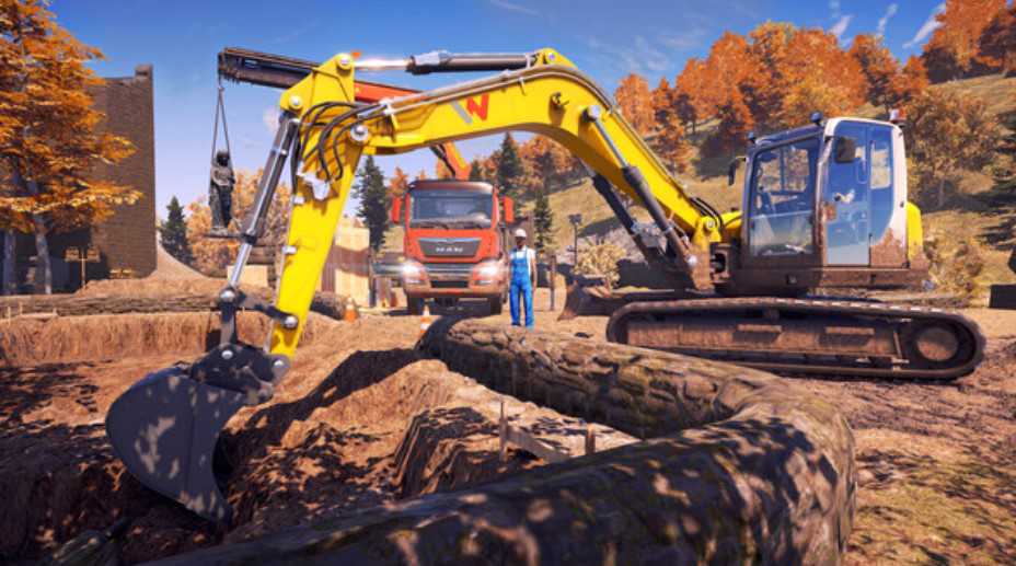 Construction Simulator (2022) Skip Night & PS4 to PS5 save game transfer features to arrive in Q4 2022