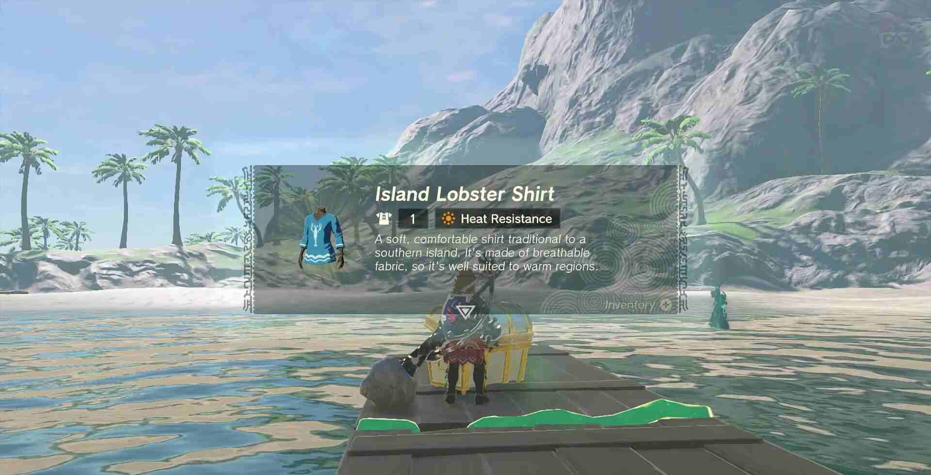 Zelda Tears of the Kingdom (ToTK) How to get Island Lobster Shirt