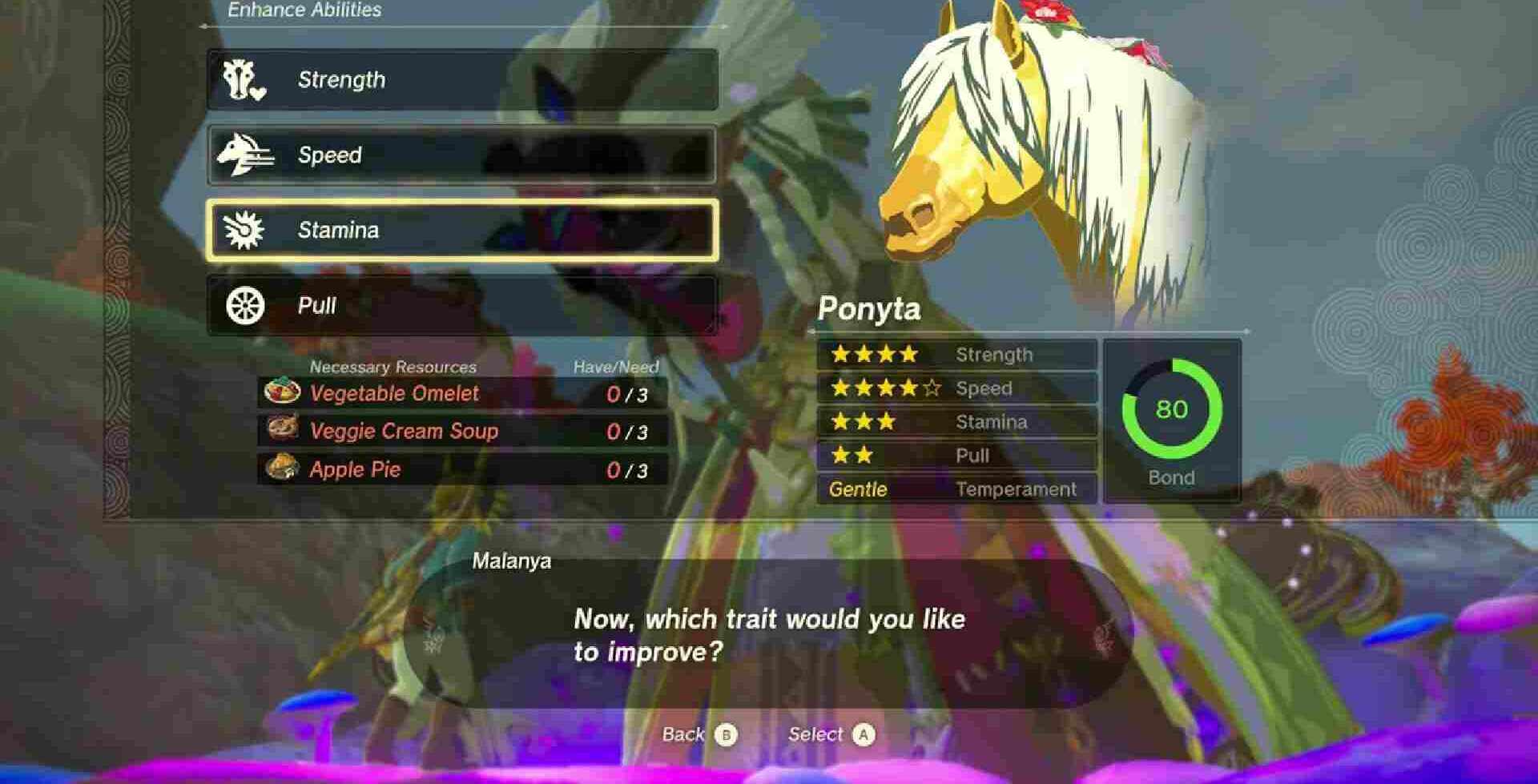 Zelda Tears of the Kingdom (ToTK) How to upgrade your Horse